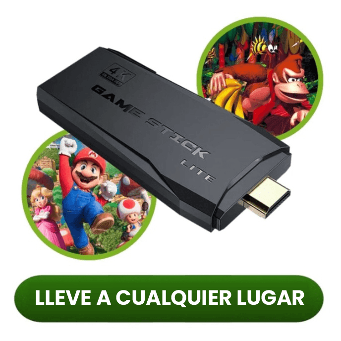 Game Stick 4k - 10.000 Juegos Retro 64GB - TiendaMegaBox