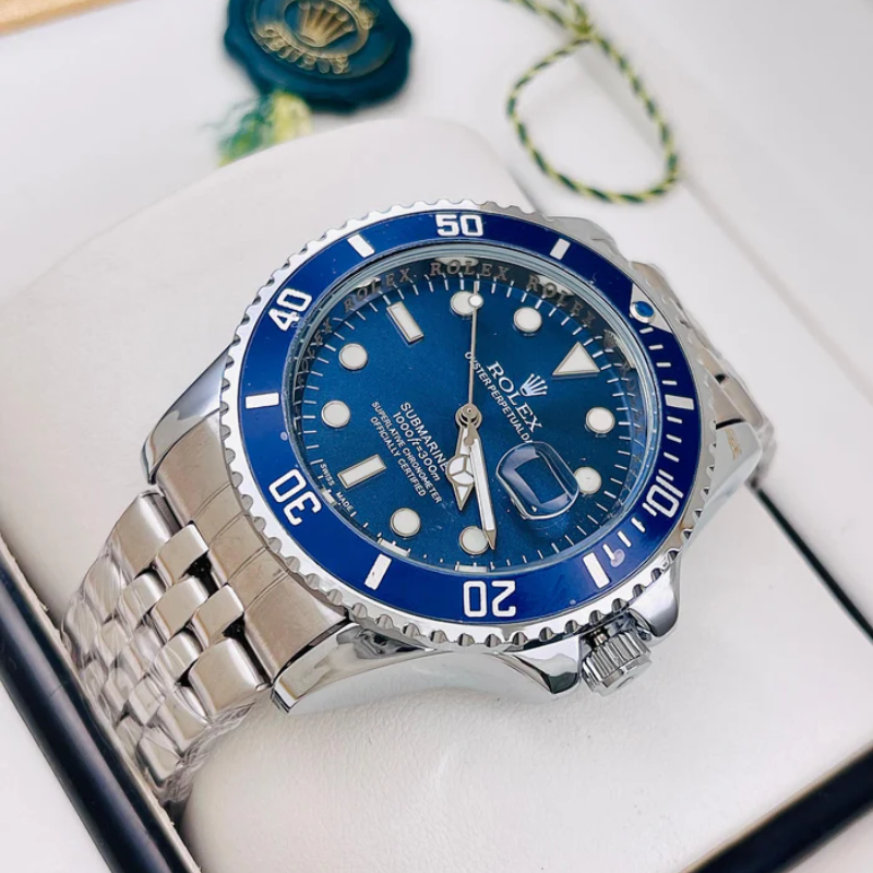 Reloj Rolex Submariner Tejido + Regalo Estuche de Lujo